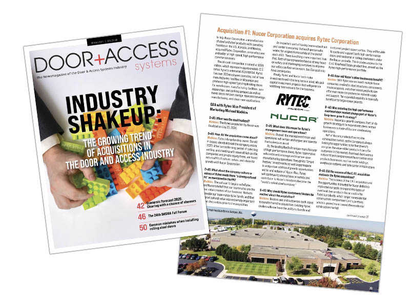 Door + Access Systems Winter Issue